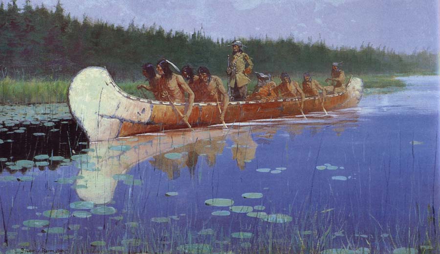 Frederic Remington Radisson and Groseilliers